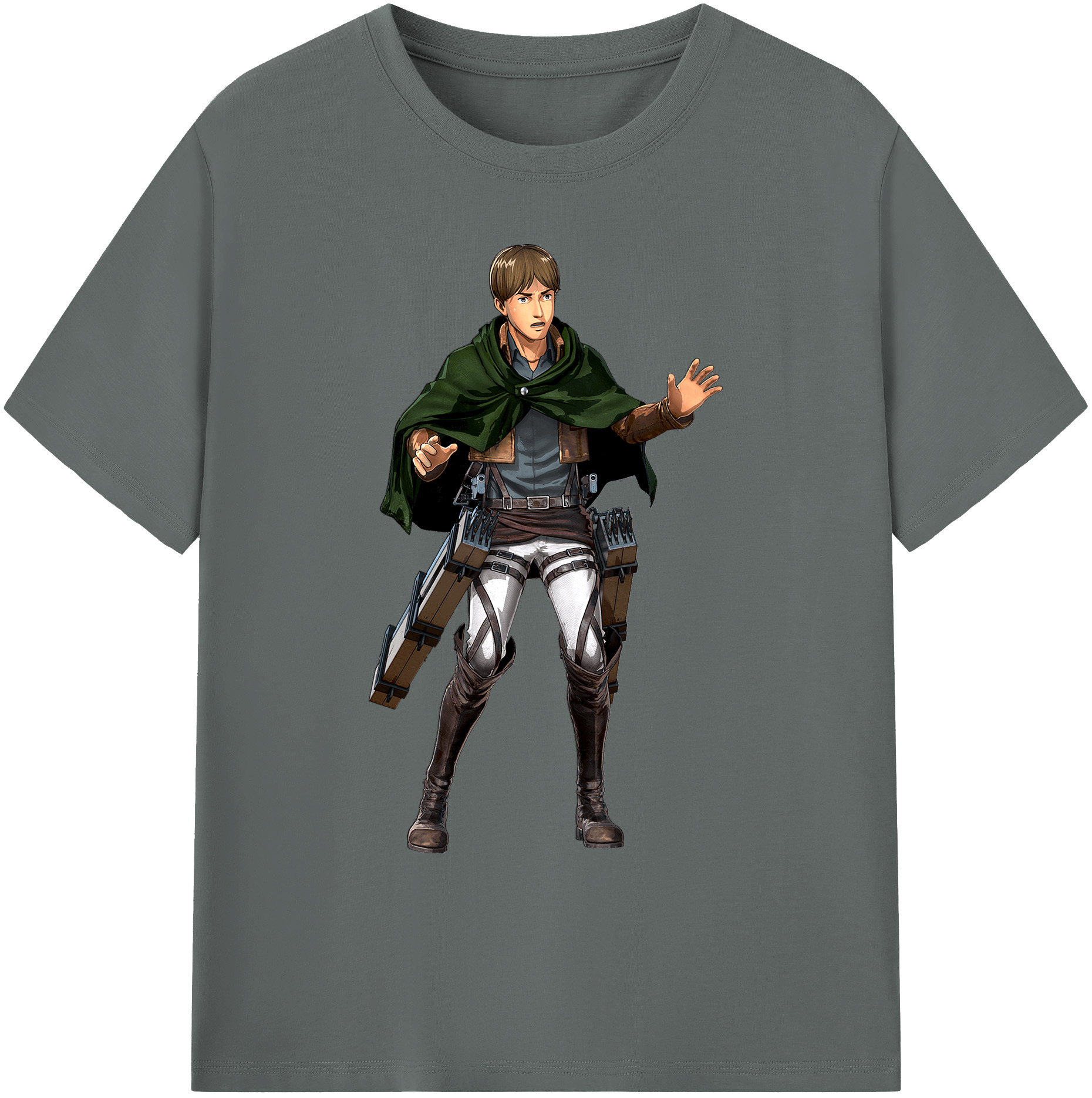 （画像用） 進撃の巨人 Attack on Titan 綿100％ メンズ半袖Tシャツ｜肌触りやわらか＆通気性